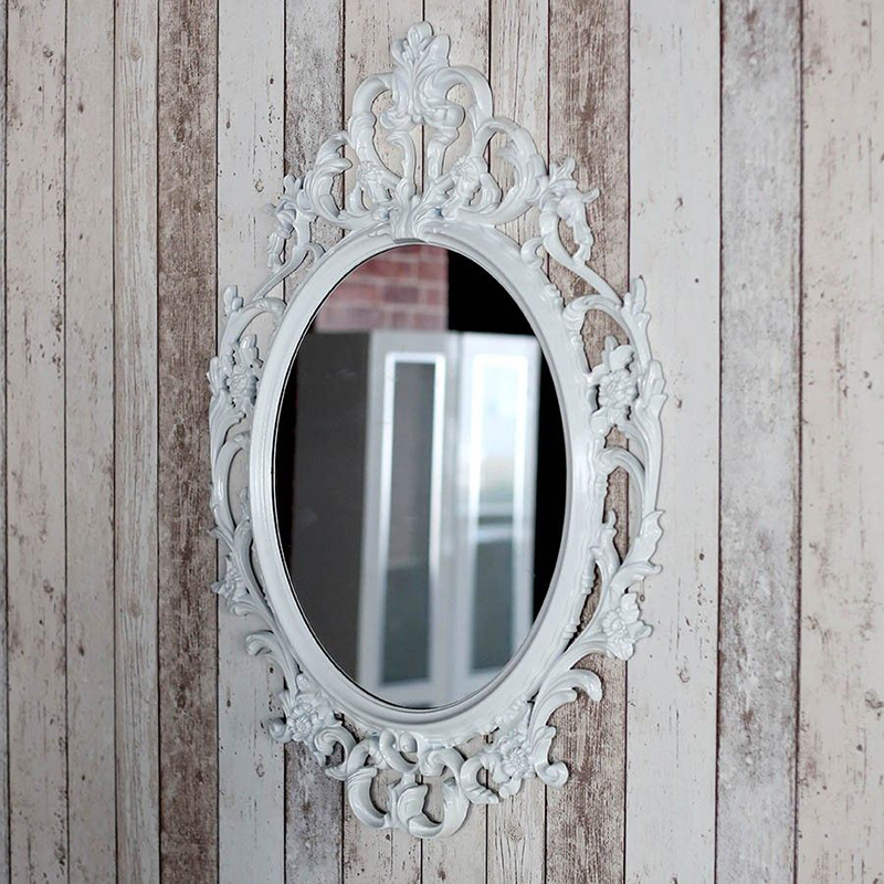 Dekoratif Beyaz Ayna