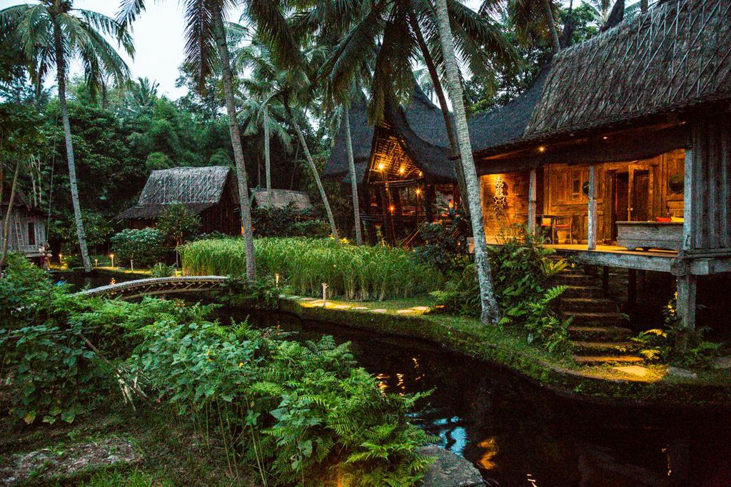 bambu evleri dış görünüm