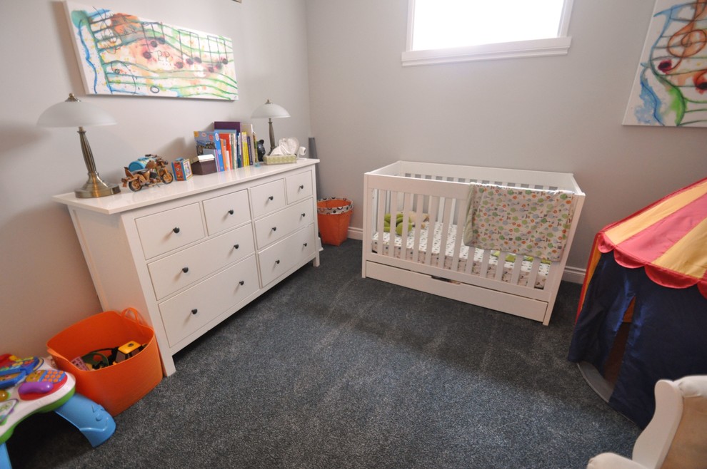 beyaz bebek odası resmi