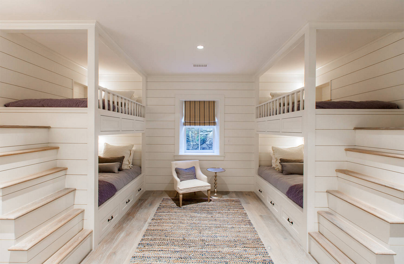 Dörtlü yatak odası tasarımı